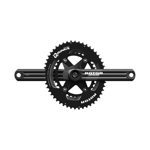 Rotor INpower Gloss Shimano 2x12 Crankset,Rotor INpower Gloss Shimano 2x12 Q Rings Crankset,Rotor INpower Gloss Shimano 2x12 Round Rings Crankset